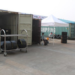 Behind the scenes - no smart trucks here!Sunday race - Intercontinental Le Mans Cup - Zhuhai, China. Nov. 7th 2010. © Jay Ashton / United Autosports