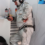 The lure of a new iPhone...Sunday race - Intercontinental Le Mans Cup - Zhuhai, China. Nov. 7th 2010. © Jay Ashton / United Autosports