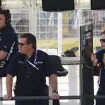 Zak Brown (centre) and Richard Dean (right)
