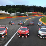 Audi teams at Spa