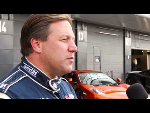 Zak Brown McLaren MP4-16A Shakedown Silverstone