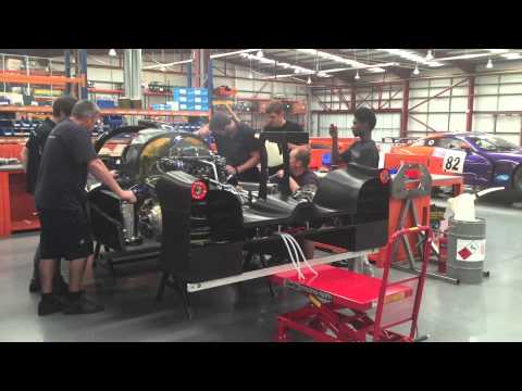 United Autosports LMP3 car start up